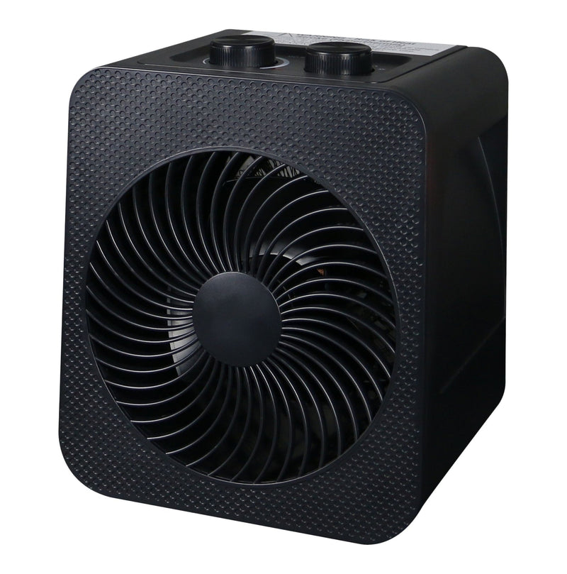 Portable 2-In-1 Personal Heater & Fan, 1500W, Black R7044