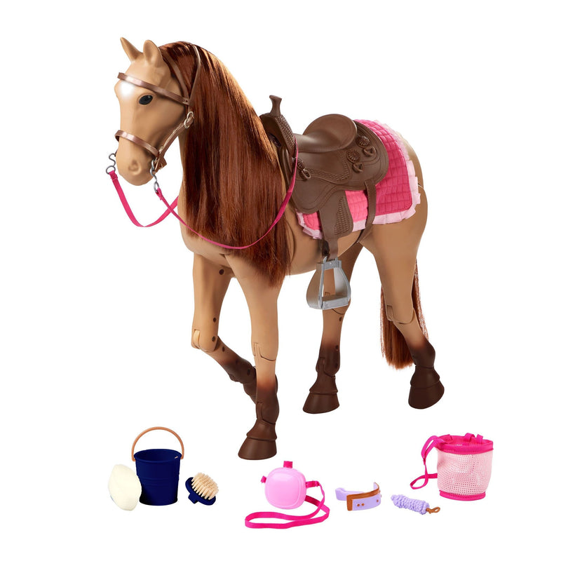 Toy Horse Playset with Accessories for Ages 3+, Various Styles V4057