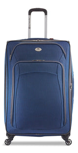 Coast Expandable Softside Spinner Wheel Travel 28-in Suitcase, Wet Pocket, Blue