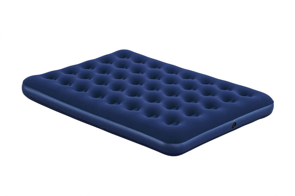 Double Single-High Inflatable Air Mattress/Airbed with Flocked Top & Repair Kit B4718