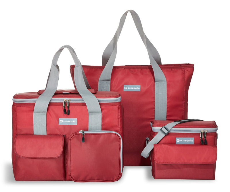 Soft Cooler and Tote Combo, Red, 3-pk G2494
