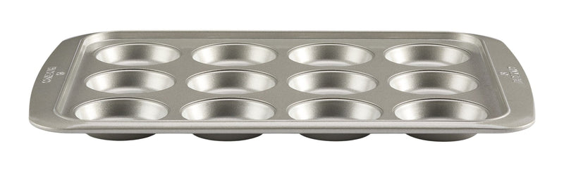 Professional Muffin Top Pan, Silver, 12-Cup L9844