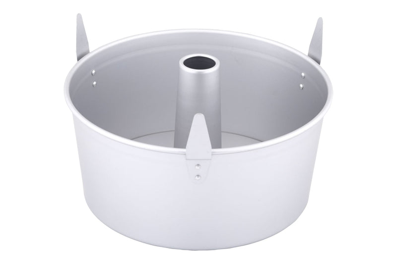 Professional Uncoated Aluminum Angel Food Cake Pan, Silver G0441