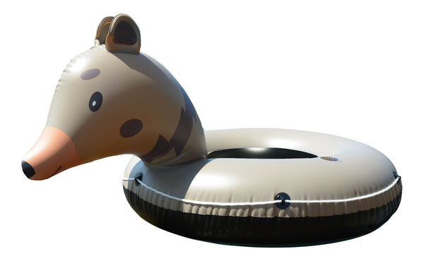 Inflatable Bear River/Lake Tube, 1-Person, Brown D0595