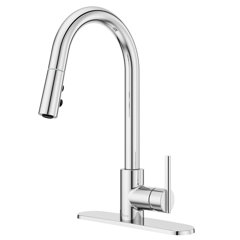 Modern Pull-Down Kitchen Faucet, Chrome X4230
