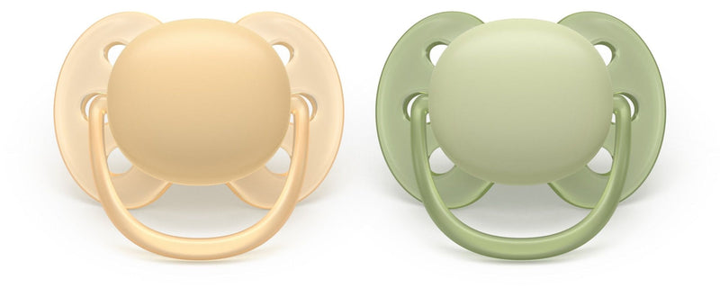 Ultra Soft Beige Pacifier for 6-18M, 2-pk A7260