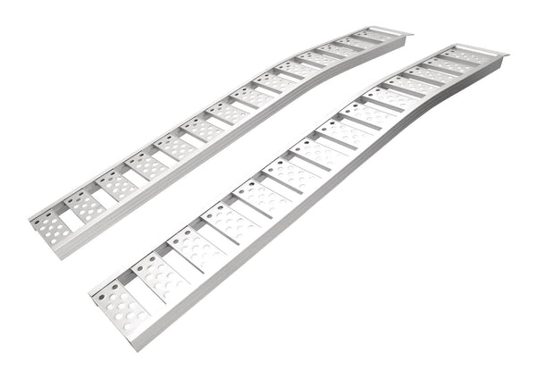 PRIME1 Automotive Accessories UTV/ATV Aluminum Loading Ramps Pair with Adjustable Straps, 90 x 12-in, 2-pc C7878