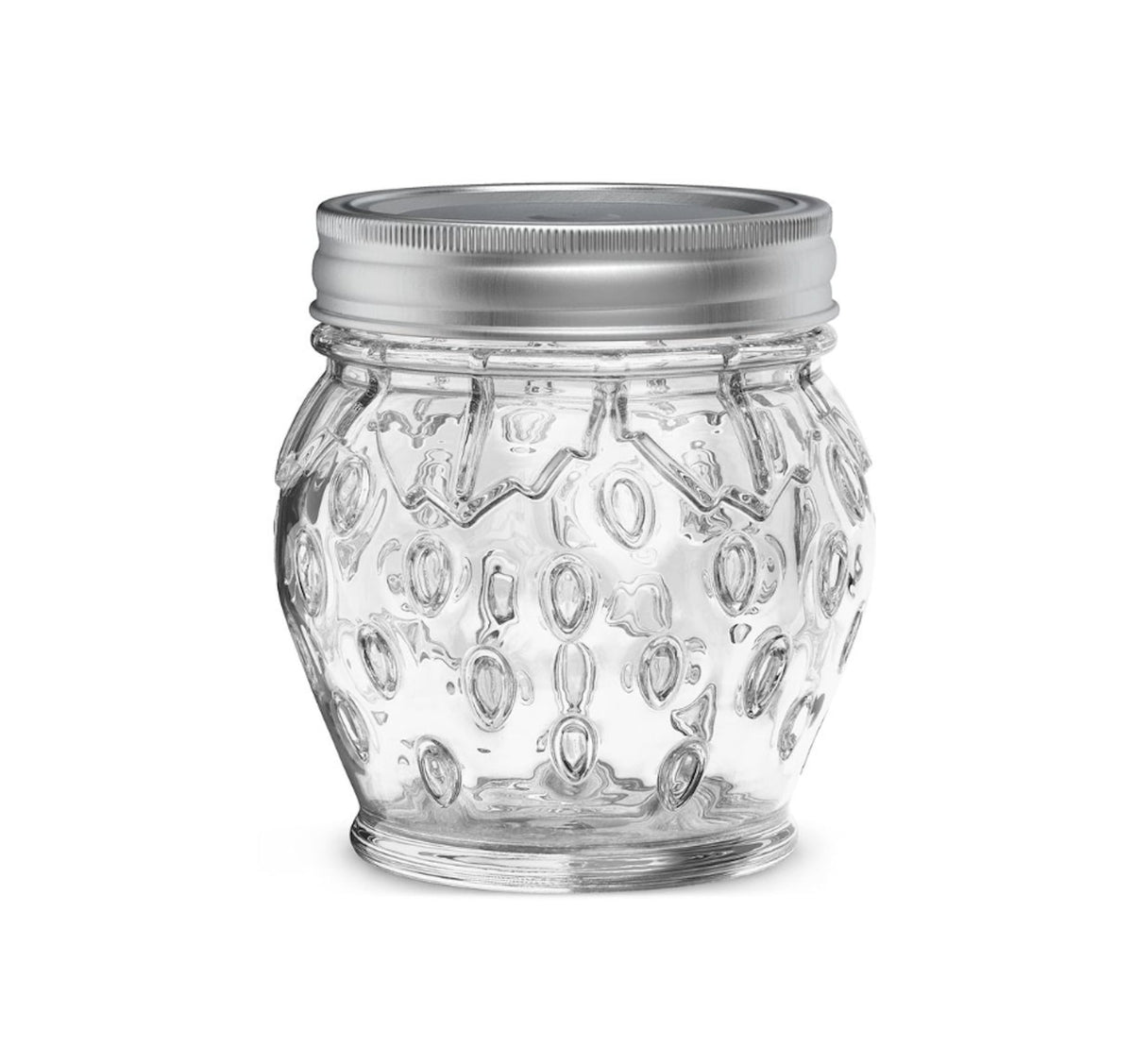 Mason Strawberry Jam Jar, Clear Glass, 13.5-oz/399-mL, 6-pk, Food Preservation Jars