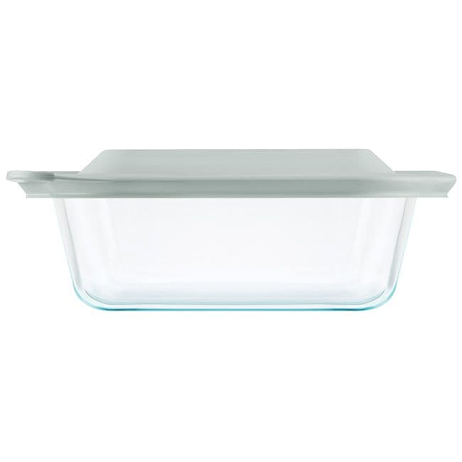 Multi-Purpose Glass Deep Square Oven-To-Table Dish, Freezer & Dishwasher Safe, 8 x 8-in B7254