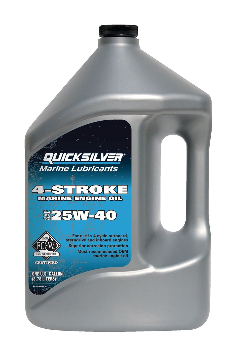 4-Stroke Marine Engine Oil 25W40, 3.78-L S4733