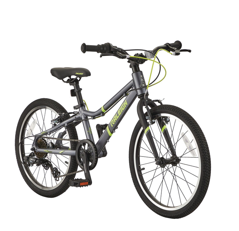 Meteor Youth Bike with Reflectors, 7-Speed, 20-in Wheel, Grey T5022