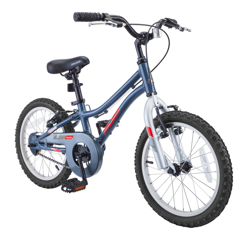 Vibe Kids' Bike with Alloy V-brakes, 16-in, Grey/Blue D5275