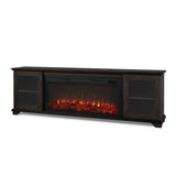 Benjamin Landscape Electric Fireplace TV Stand, 81-in, 1500W, Includes Remote Control, Weathered Wood