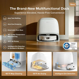 Roborock Qrevo Curv 2 Flow Robot Vacuum & Mop featuring 20,000 Pa suction, a 220 RPM roller mop, and advanced LiDAR navigation.