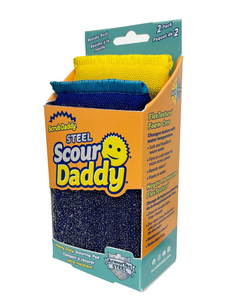 Scour Daddy Multi-Surface Steel Scouring Pads, 2-pk S2893