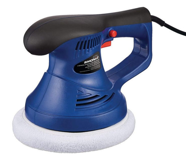 Brushed Corded Bonnet Random Orbit (Dual Action) Palm Grip Polisher & Waxer Kit, 8-in I0074