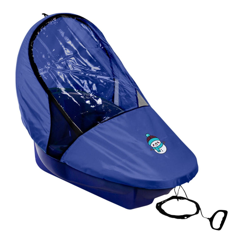 Snocruzer Covered Baby Sled/Toboggan for Ages 12-36 Months, Blue I8323