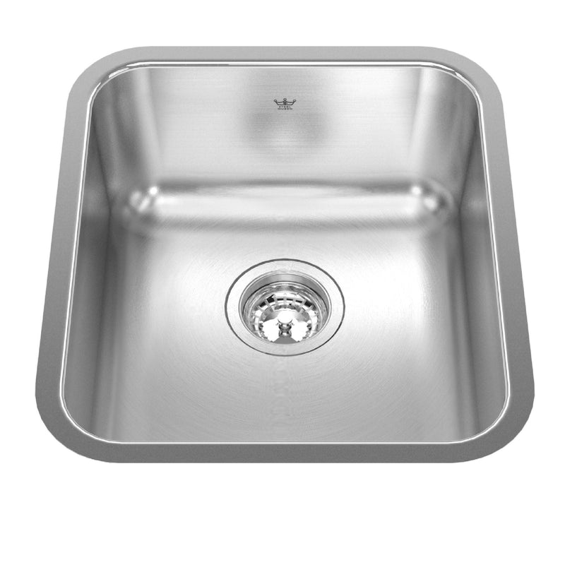 Single Stainless Steel Sink, 15.75x17.75-in K2714