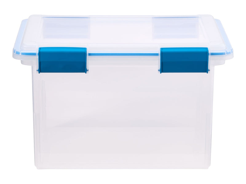 Clear Storage Box with Gasketed Lid, 30-L N3813