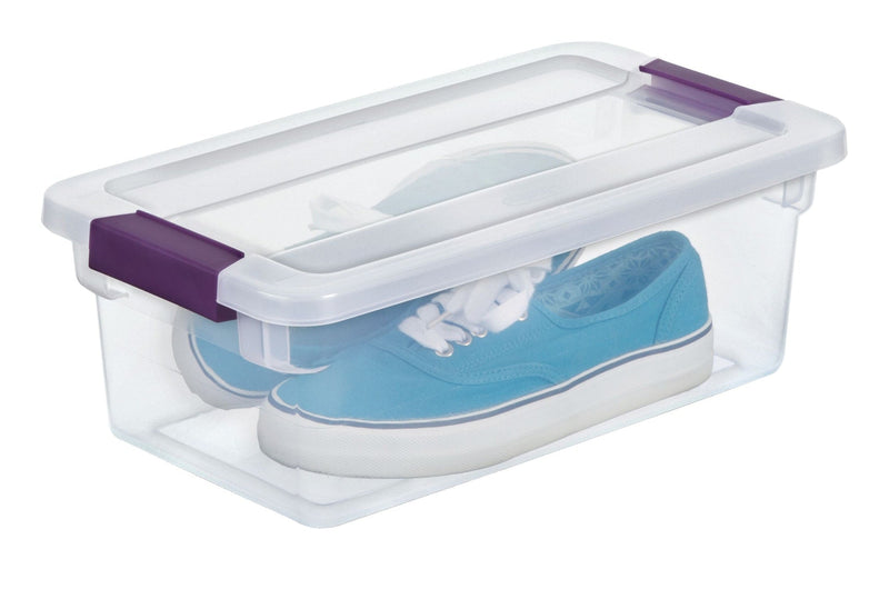 ClearView Storage Box with Latched Lid, 5.7-L D7012