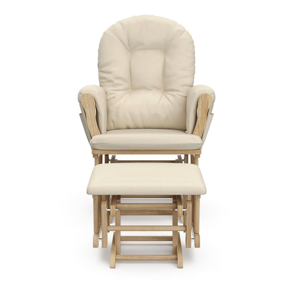 Hoop Glider and Ottoman, Natural/Beige T5687