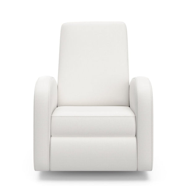 Santa Monica Swivel Glider, Ivory Basketweave T4137