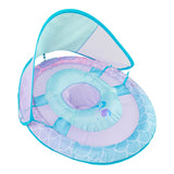 Baby Spring Pool/Water Float with Removable Sun Canopy, Mermaid Design, Ages 9-24m