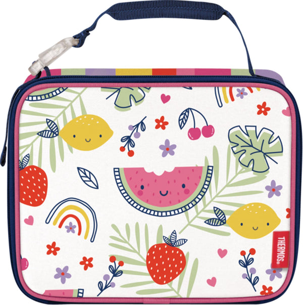 Kids Standard Insulated Soft Reusable Lunch Bag, Rainbow Fruit L1991