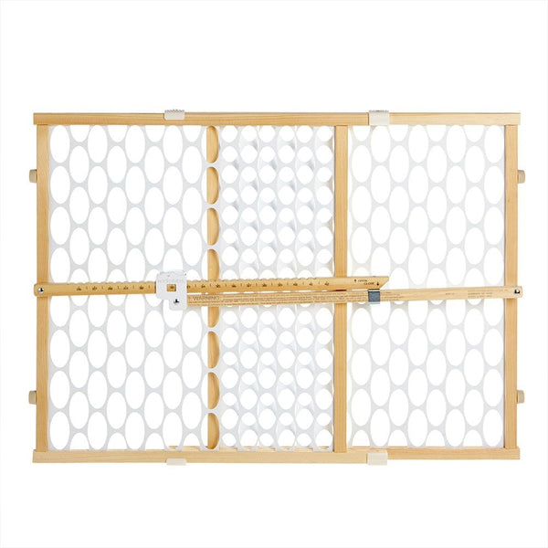Quick Fit Oval Mesh Wooden Baby Safety Gate W2086
