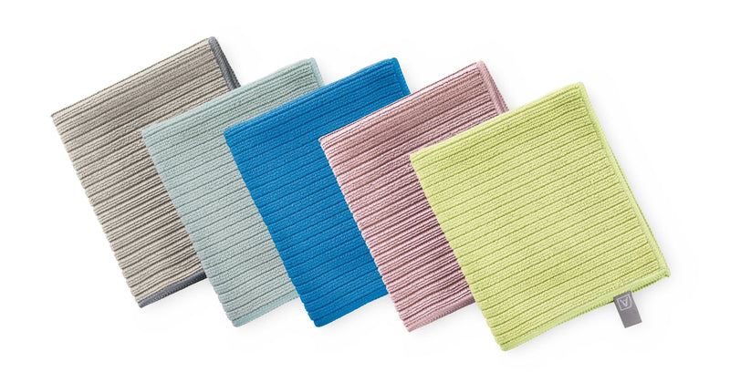 All-Purpose Machine Washable Microfibre Cloths, Various Colours, 20-pk H8257
