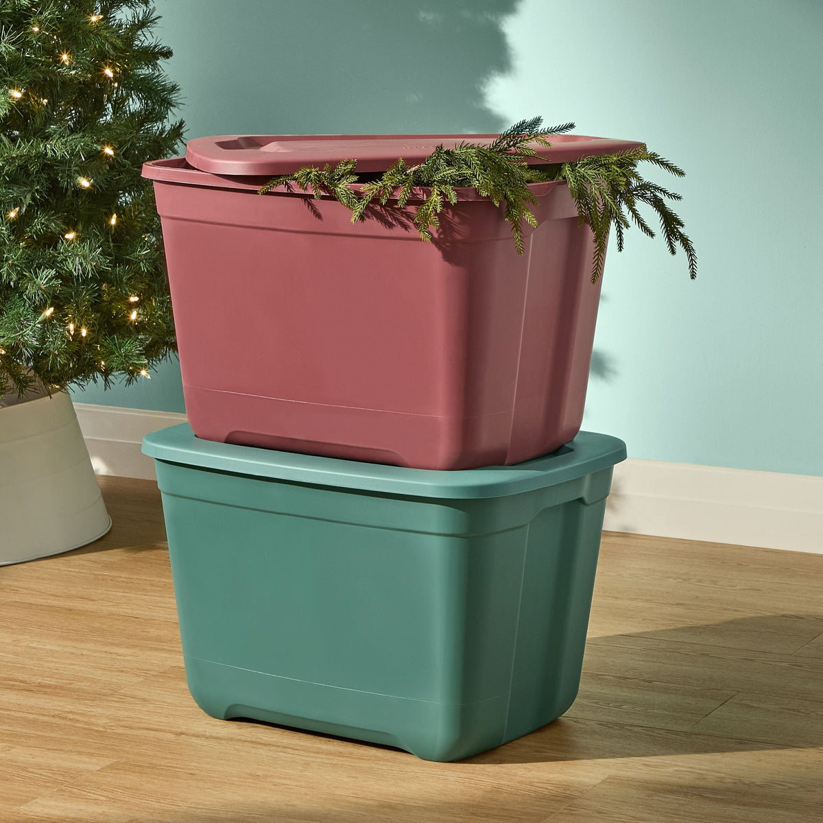 Restore Stackable Storage Box with Lid, 68-L