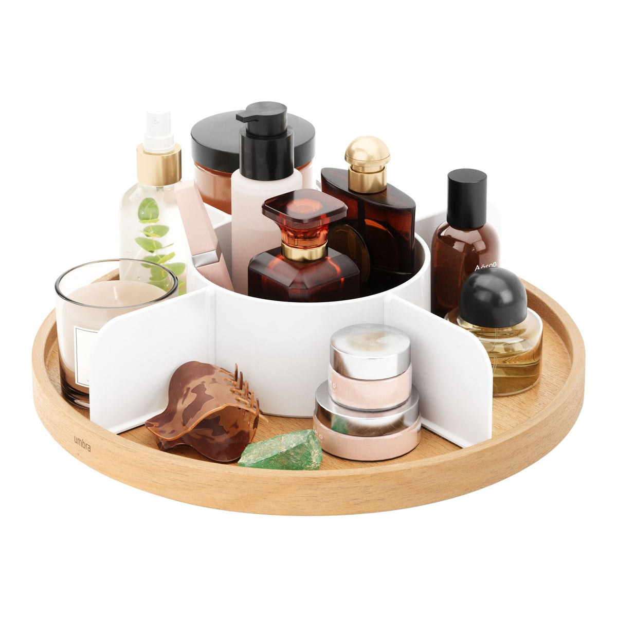 Bellwood 5-Section Lazy Susan with Removable Dividers