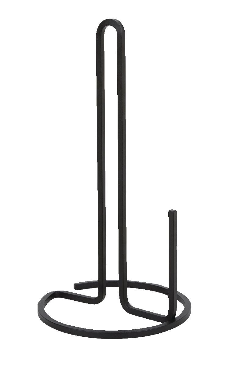 Squire Upright Metal Paper Towel Holder For Kitchen Countertop, Black Y3269