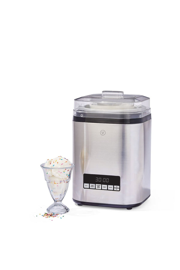 Digital Ice Cream Maker, 4-in-1 Ice Cream & Frozen Treat Maker, Stainless Steel, 1.9-L L3391