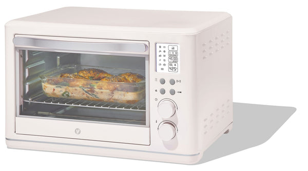 Digital Multi-Functional Air Fryer Toaster Oven with 11 Pre-Set Functions, Shortbread, 6-Slices L3263