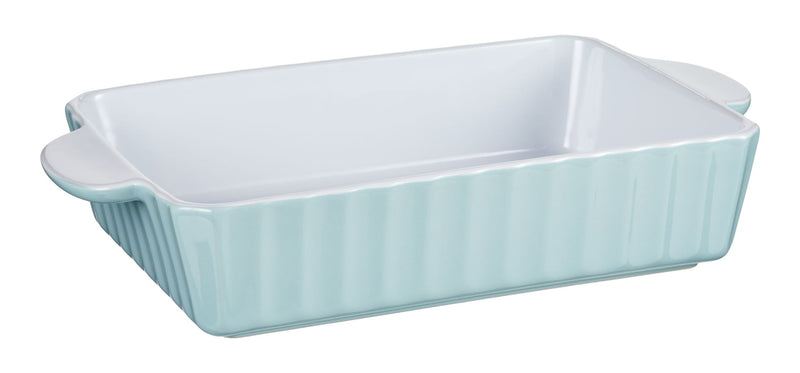 Medium Rectangular Ceramic Baking Dish, Blue U8618