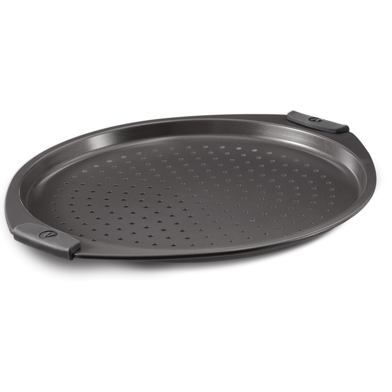 Non-Stick Round Pizza Crisper Pan, 13.25-in Q6684