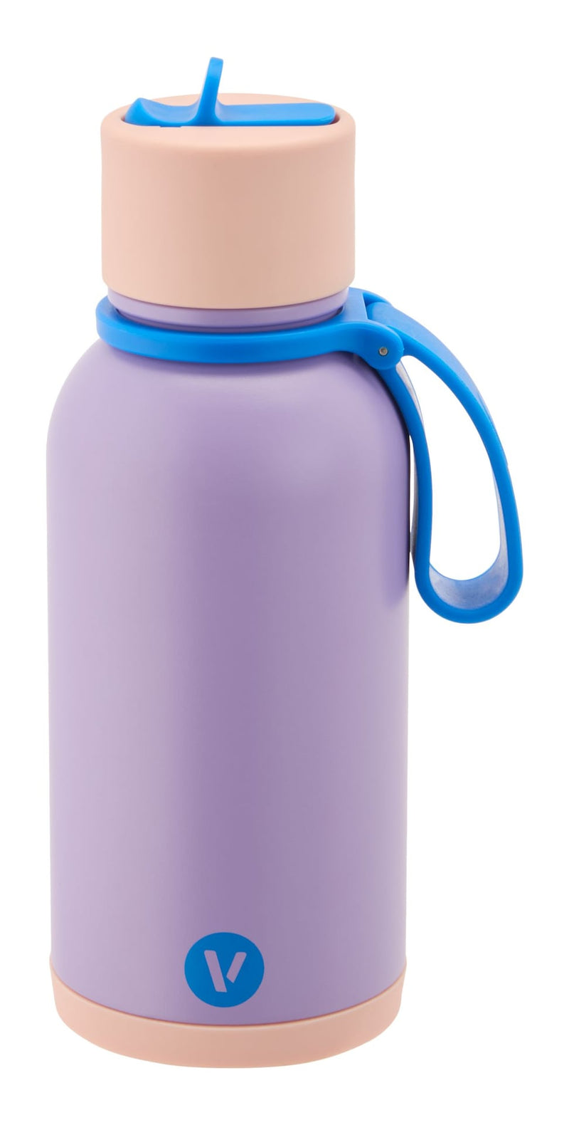 Stainless Steel Water Bottle, Coral, 16-oz Y7851