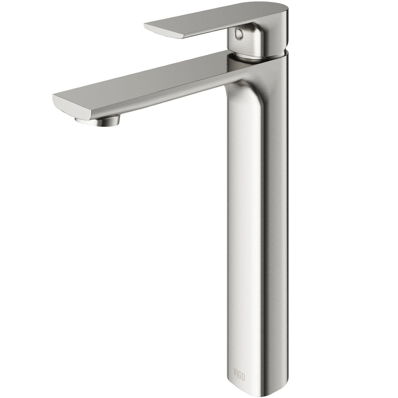 Norfolk Single Handle Vessel Bathroom Sink Faucet, WaterSense Certified, Brushed Nickel R8281