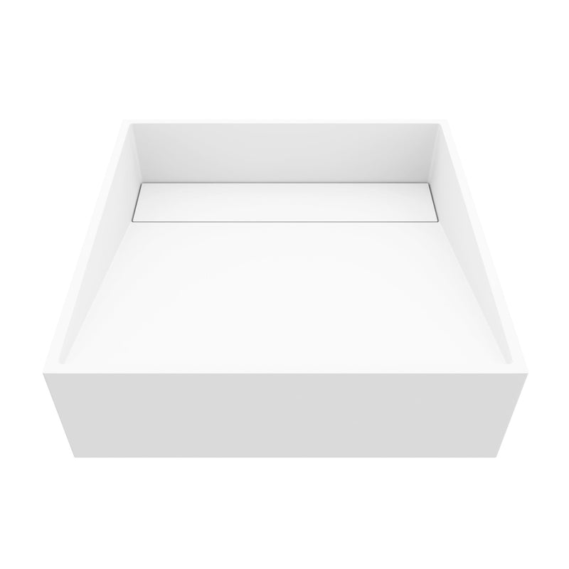 Starr Modern 15x15-in Deep White Bathroom Sink/Basin with Square Vessel A6197