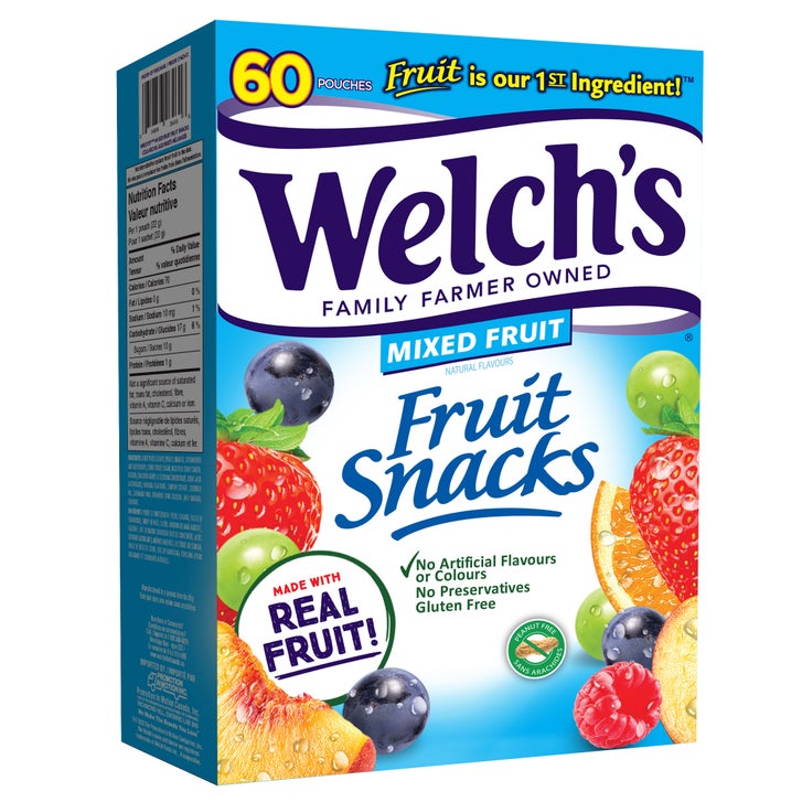 Welch's Fruit Snacks, 60 x 22 g H2511