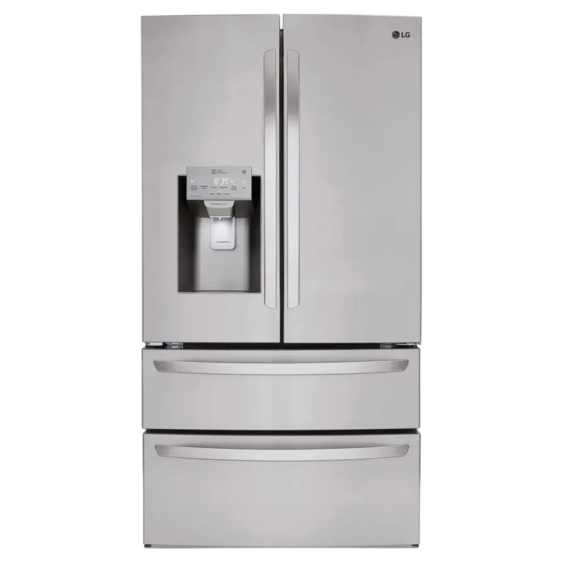 Whirlpool 36 in. 31 cu ft. Stainless Steel French Door Refrigerator with Ice Maker U4622