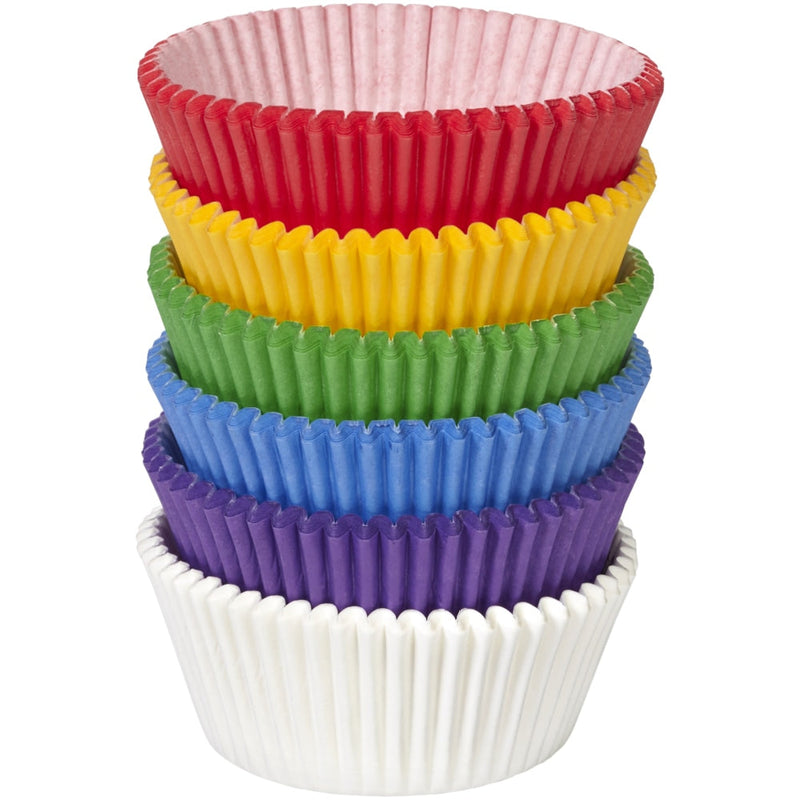 Paper Baking Cups, Rainbow, 2-in, 150-pk J3214