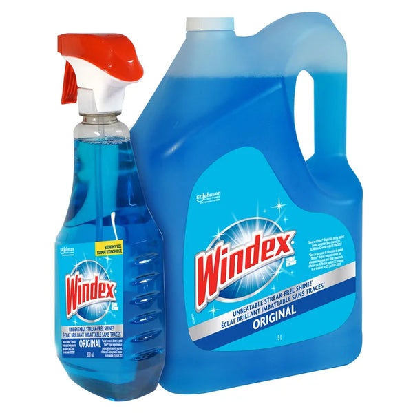 Windex Original Glass Cleaner, 5 L + 950 mL X3953