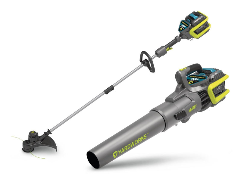 48 V Cordless Leaf Blower & Trimmer Combo, 2 Ah Battery Included M2009