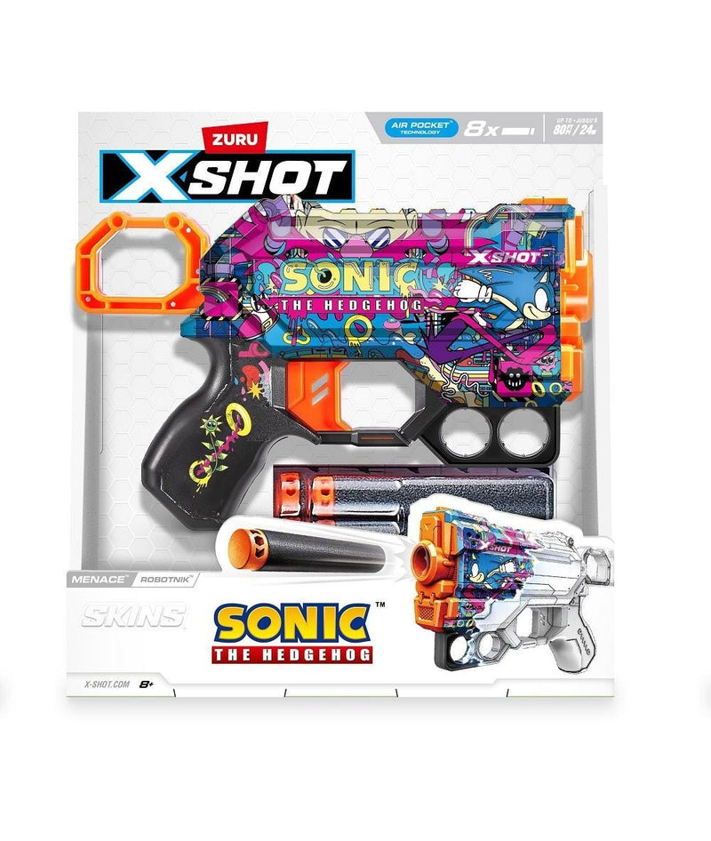 Menace Skins Foam Dart Toy Blaster for Ages 8+ B5613